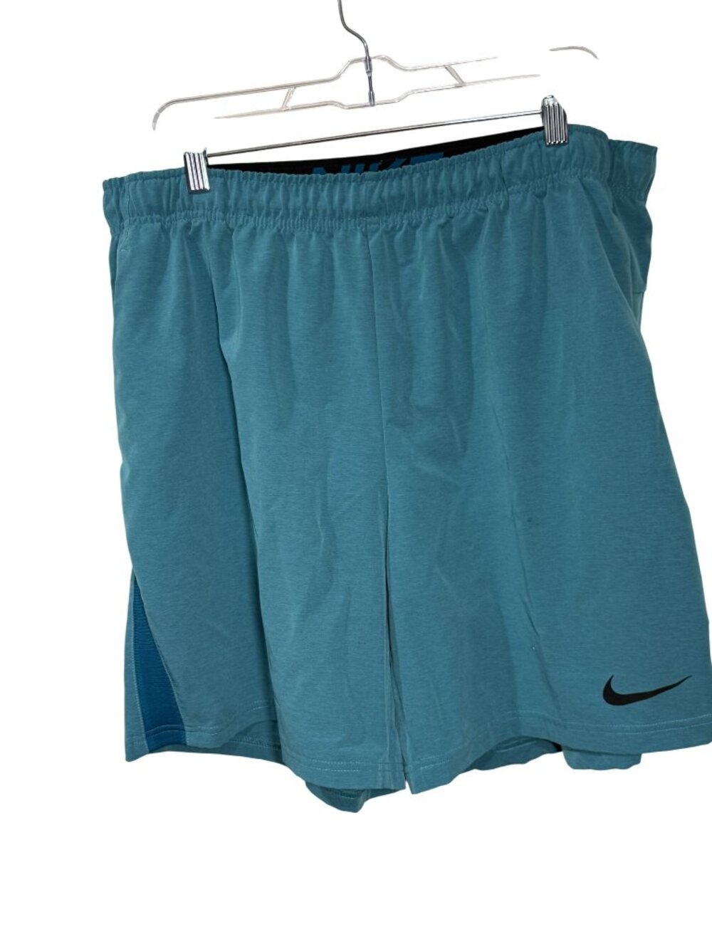 Nike Mens Blue Dri-Fit Athletic Shorts XXL drawstring